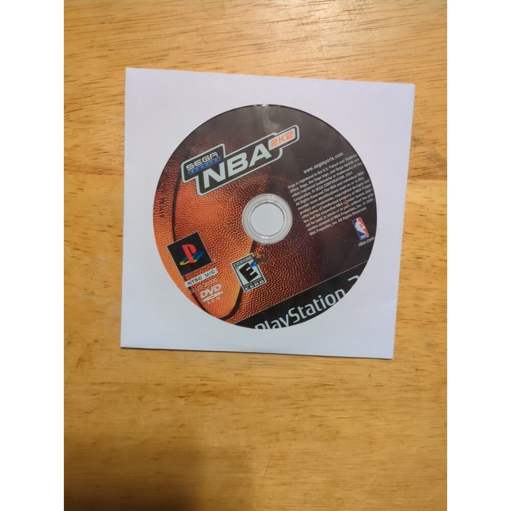 NBA 2K2 ps2 Disc Only